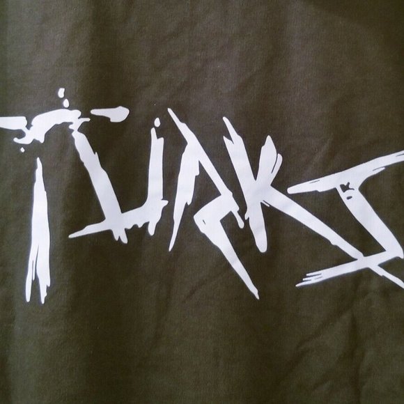 NAV XO Men's Hoodie Turks Sz Medium Black Colorful Graphic Pullover Weeknd - Picture 5 of 7